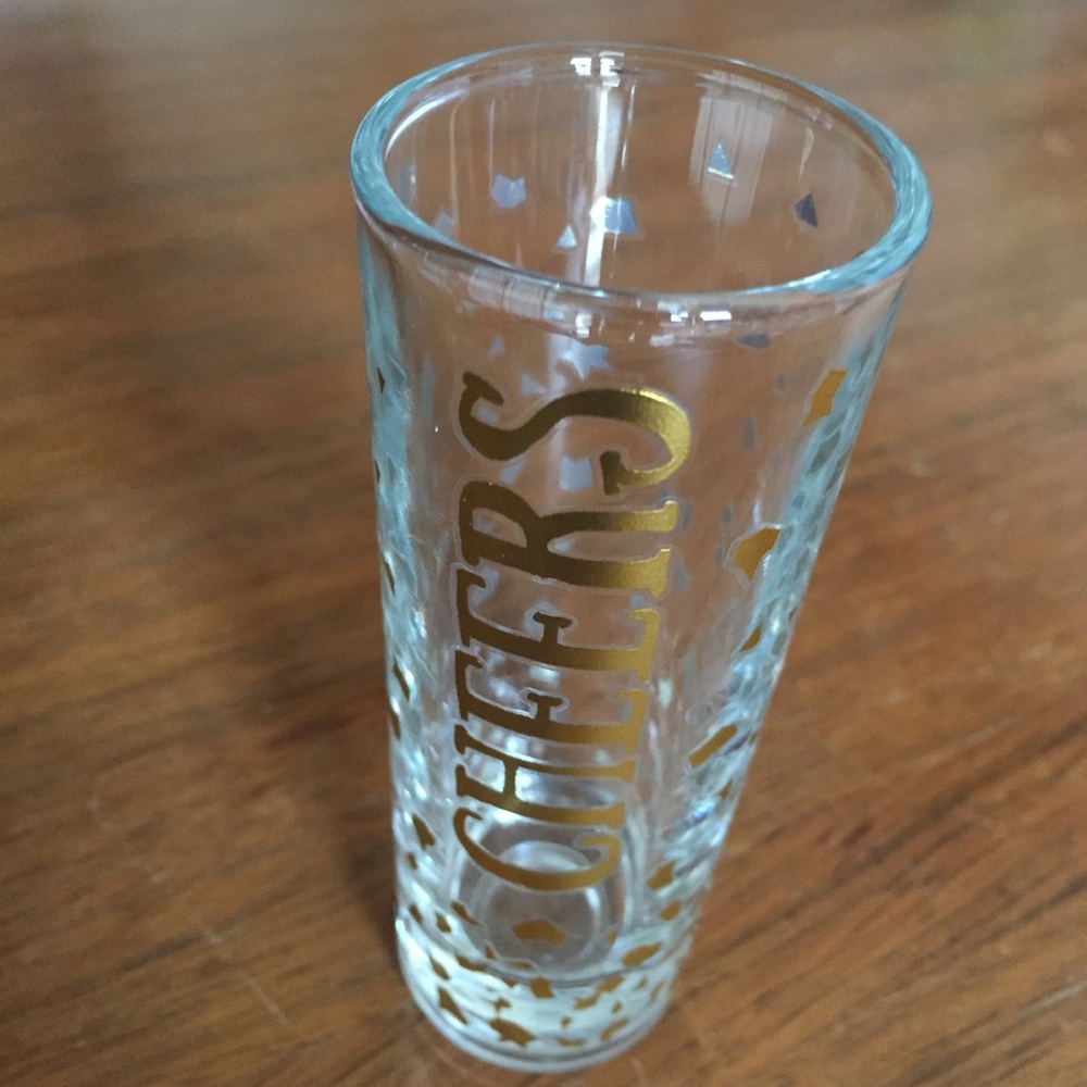 CHEERS SHOT GLASS